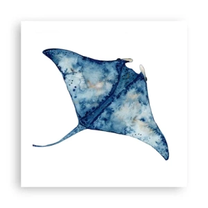 Poster - Leben im Blau - 50x50 cm