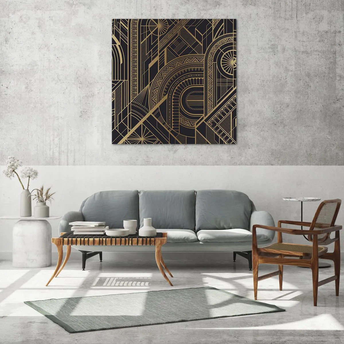 Glasbild - Bild auf glas - Konzepte, Ideen, Pläne - 70x70 cm