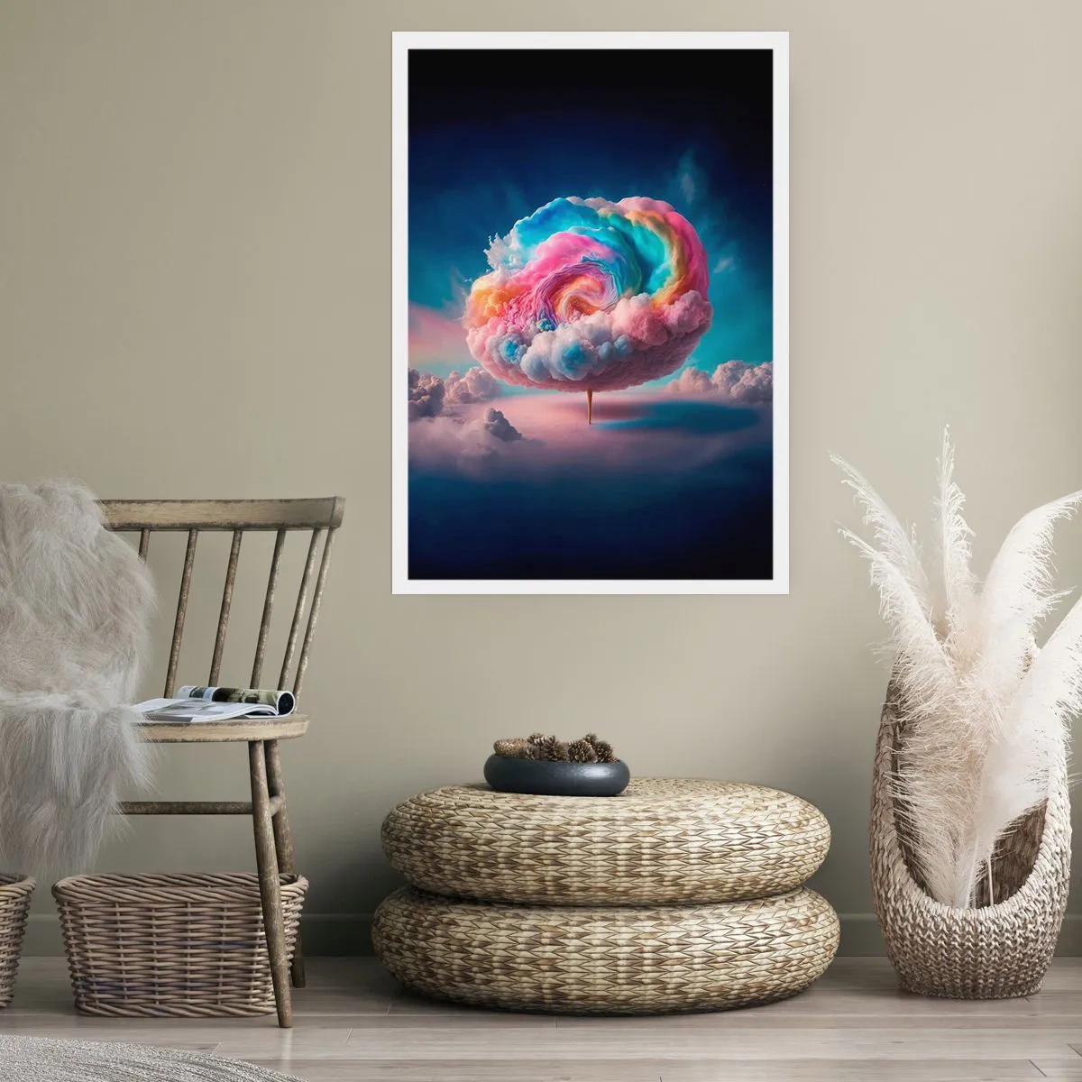 Poster - Traum von einem Vergnügungspark - 70x100 cm