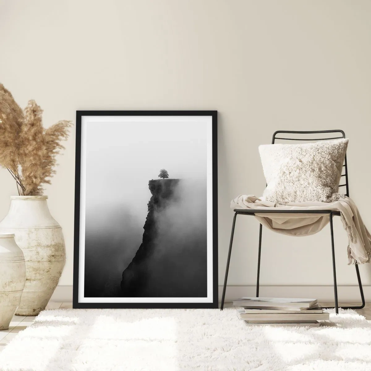 Poster in einem schwarzem Rahmen - Am Rande der Welt - 61x91 cm