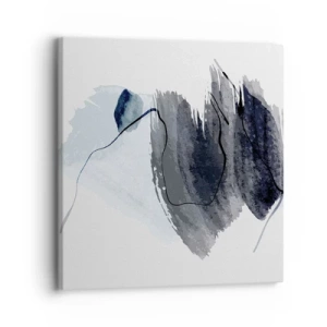 Bild auf Leinwand - Leinwandbild - Intensität und Bewegung - 30x30 cm