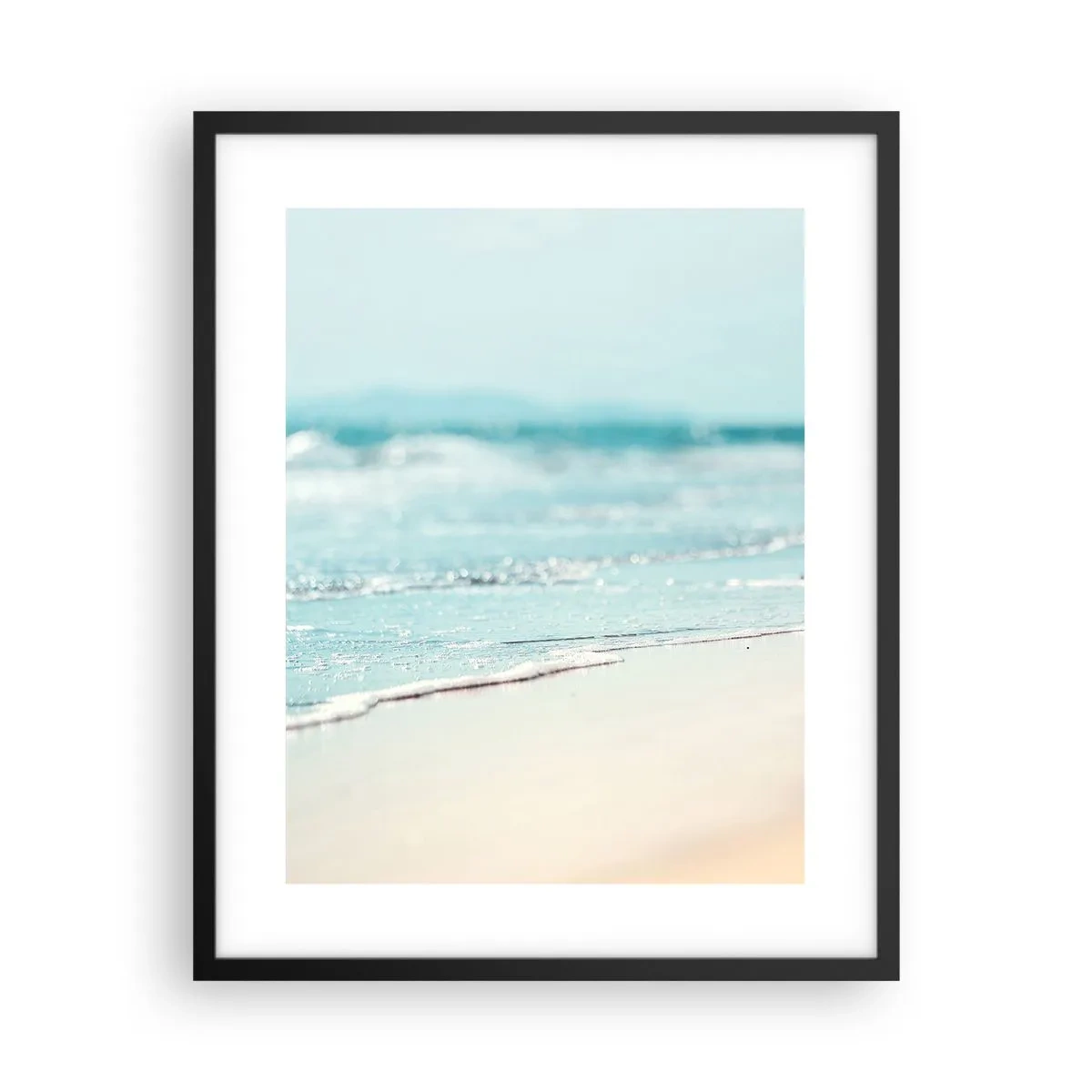 Poster in einem schwarzem Rahmen - Hitze und Lärm - 40x50 cm