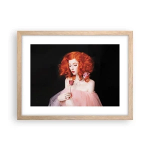 Poster in einem Rahmen aus heller Eiche - Im barocken Stil - 40x30 cm