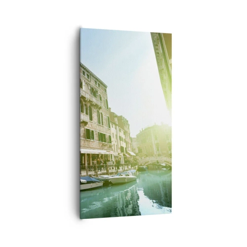 Bild auf Leinwand - Leinwandbild - Venedig - Amore Mio - 65x120 cm