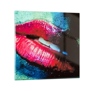 Glasbild - Bild auf glas - Sinnlich und verstörend - 70x70 cm