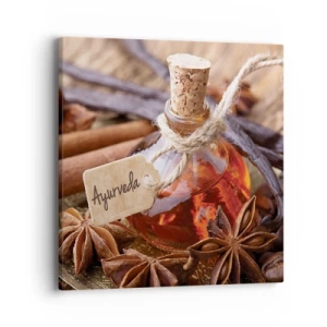 Bild auf Leinwand - Leinwandbild - Zur Einheit von Körper und Geist - 40x40 cm