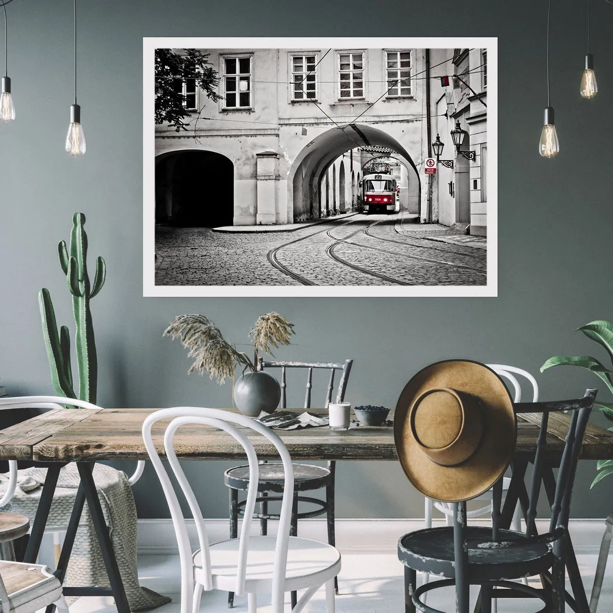 Poster - Durch das Stadtlabyrinth - 50x40 cm