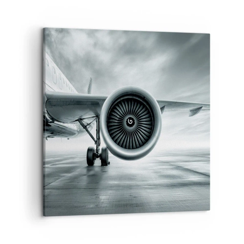 Bild auf Leinwand - Leinwandbild - Die Macht ist da! - 50x50 cm