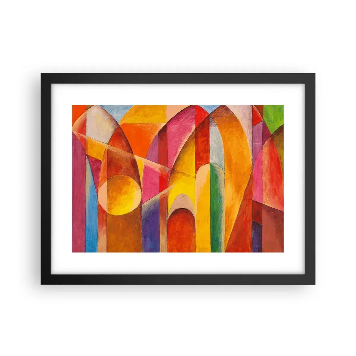 Poster in einem schwarzem Rahmen - Kathedrale der Sonne - 40x30 cm