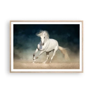 Poster in einem Rahmen aus heller Eiche - Freiheit in ihrem reinen Zustand - 100x70 cm