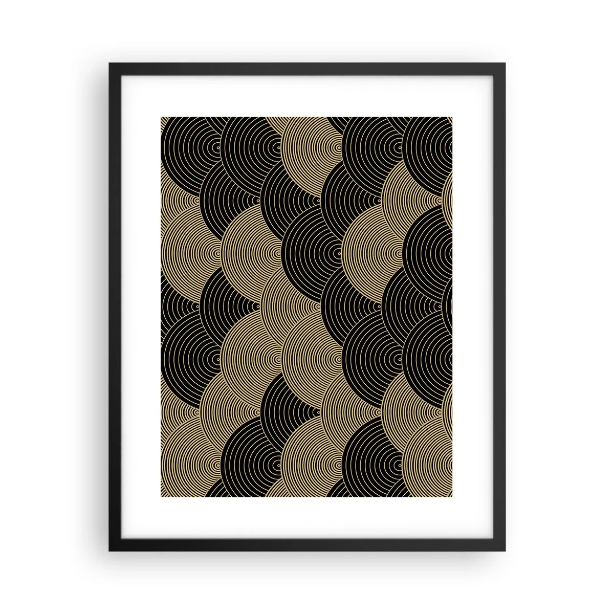 Poster in einem schwarzem Rahmen - Einheit in der Vielfalt - 40x50 cm