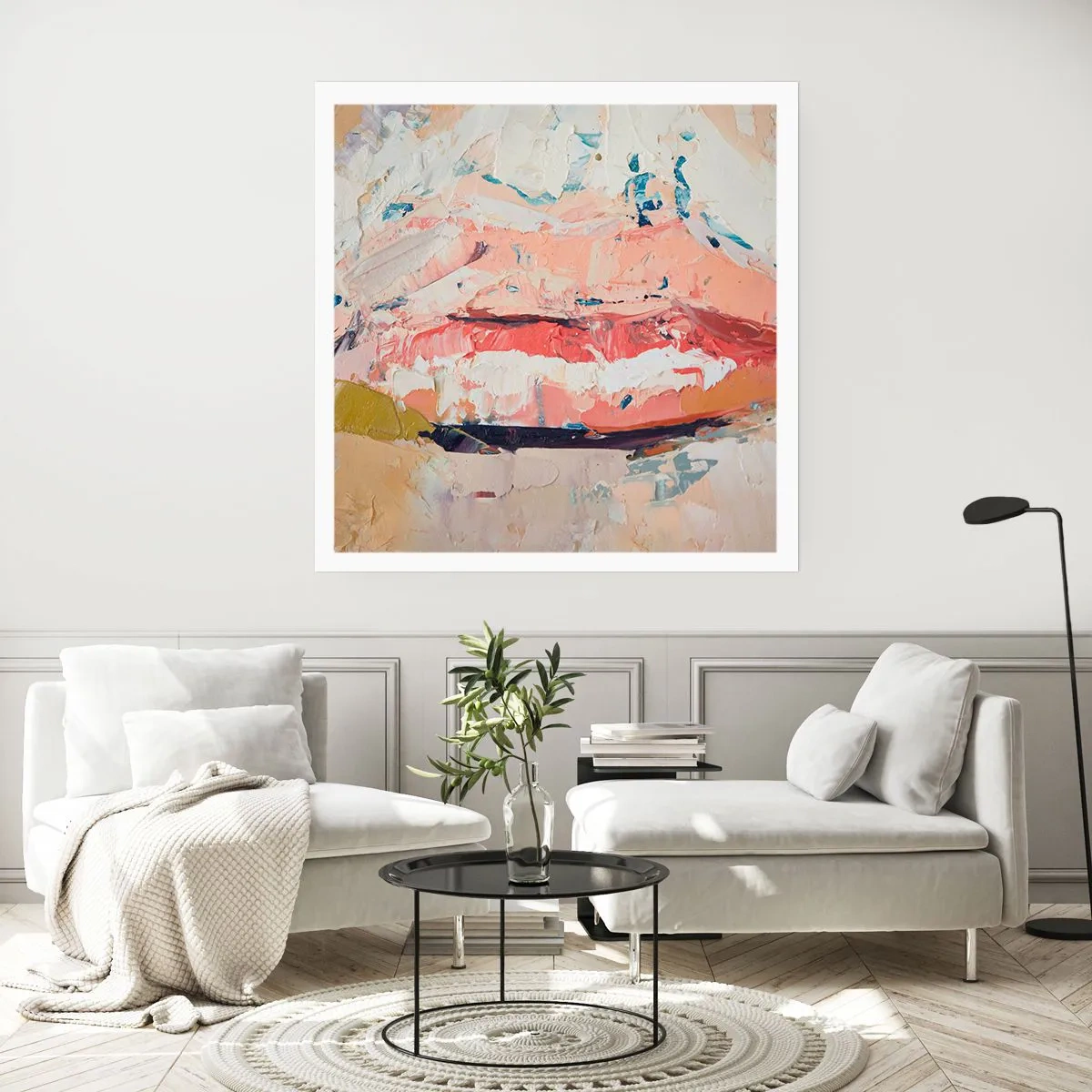 Poster - Es weckt die Sinne - 60x60 cm