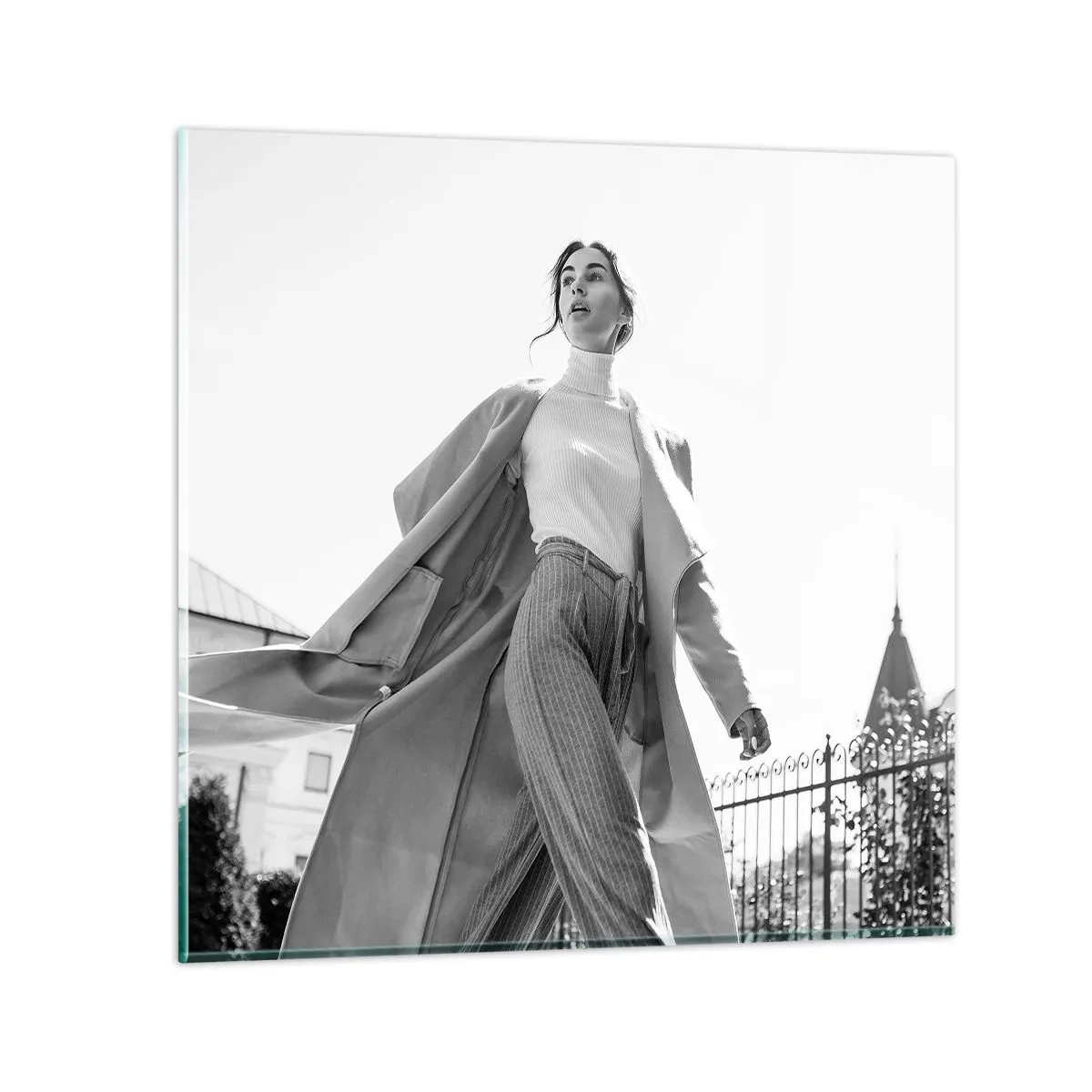 Glasbild - Bild auf glas - Gehst du mit mir? - 60x60 cm