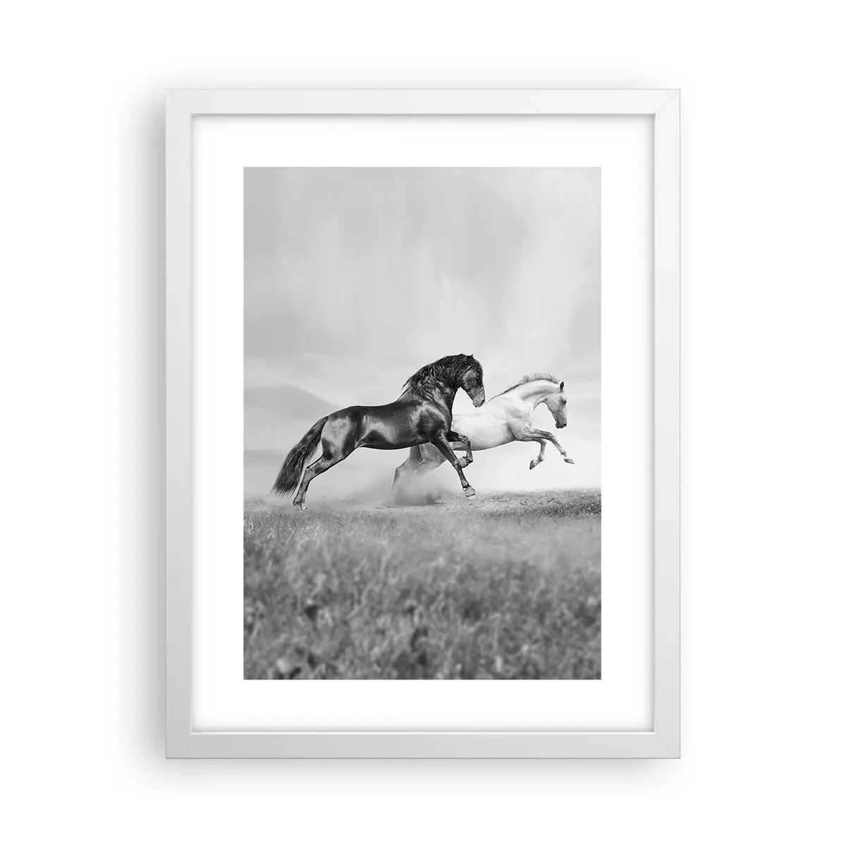 Poster in einem weißen Rahmen - Engel und Dämonen - 30x40 cm