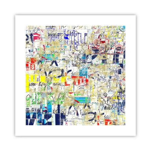 Poster - Es freut einfach die Augen - 40x40 cm