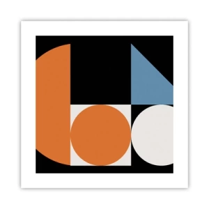 Poster - Bebilderte Anordnung - 40x40 cm