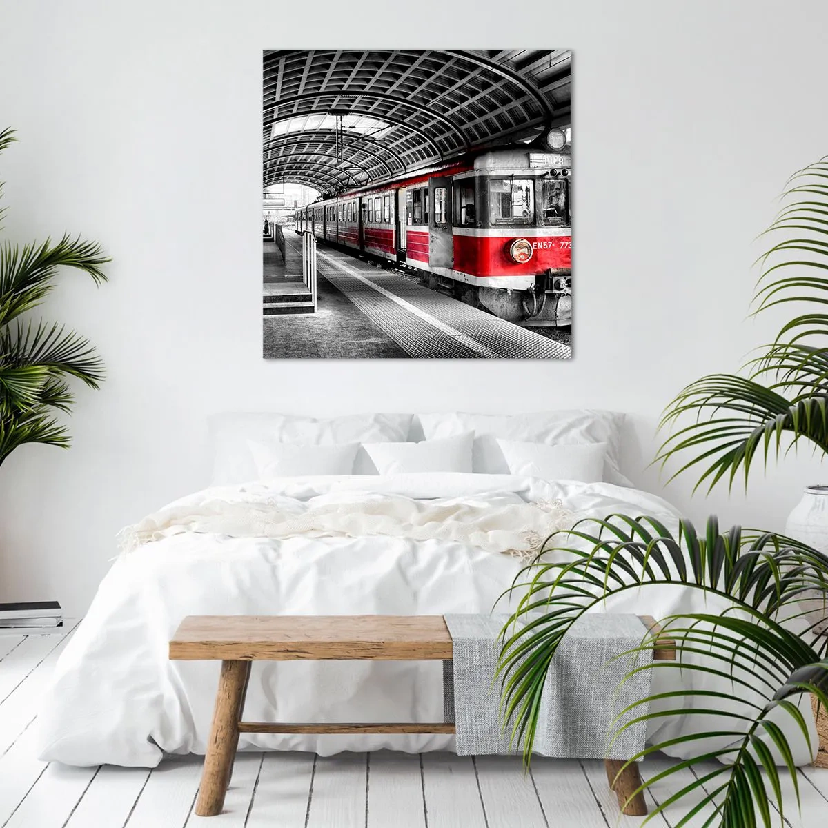 Bild auf Leinwand - Leinwandbild - Vielleicht ist es eine Reise Ihres Lebens? - 70x70 cm