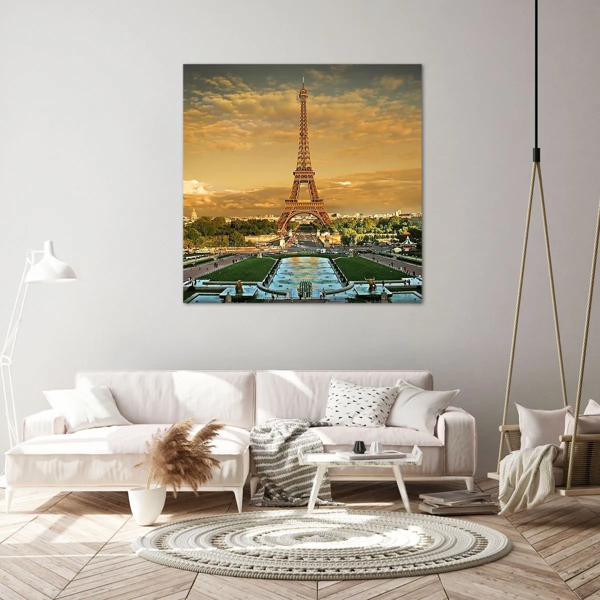 Bild auf Leinwand - Leinwandbild - Königin von Paris - 70x70 cm
