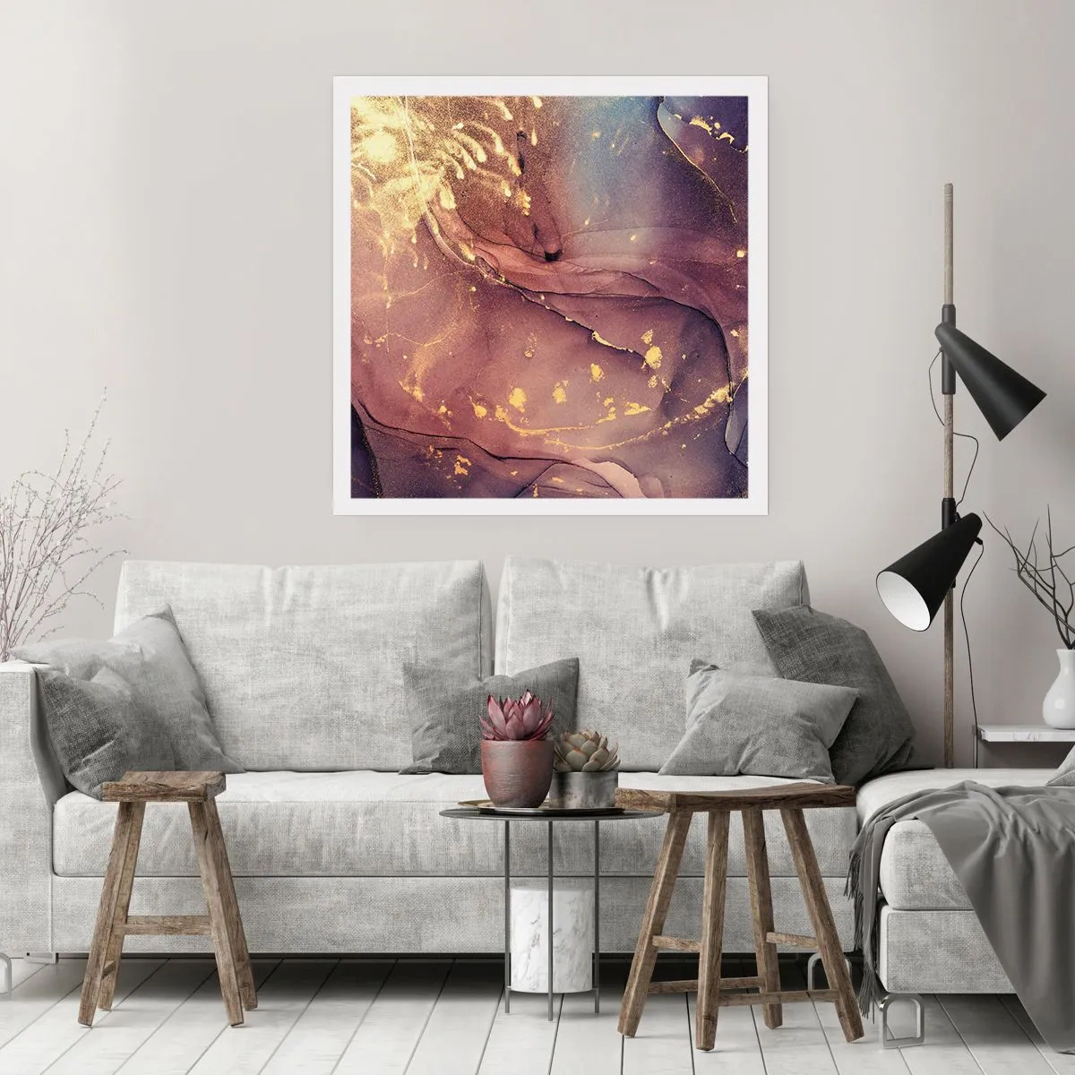 Poster - Materie und Geist - 60x60 cm