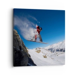 Bild auf Leinwand - Leinwandbild - Und du wurdest Teil des Raums - 40x40 cm