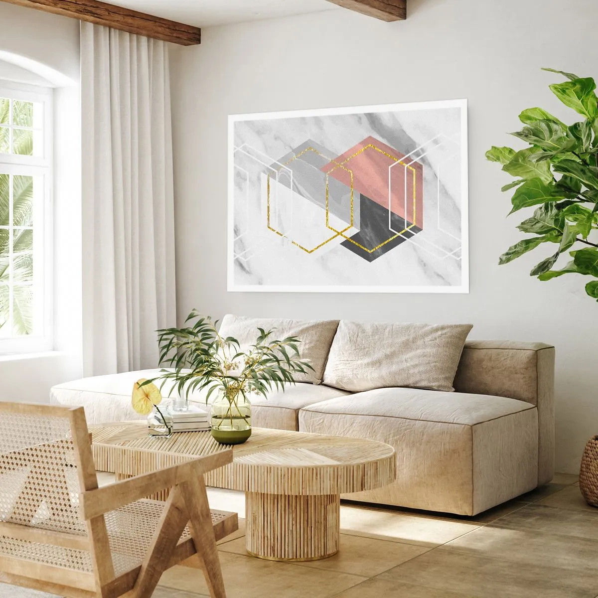 Poster - Kettenkomposition - 91x61 cm