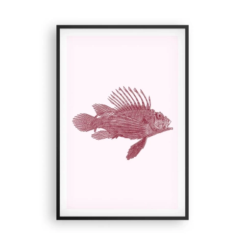 Poster in einem schwarzem Rahmen - Bewohner exotischer Gewässer - 61x91 cm