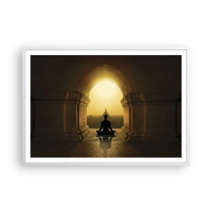 Poster in einem weißen Rahmen - Vollkommene Harmonie - 100x70 cm