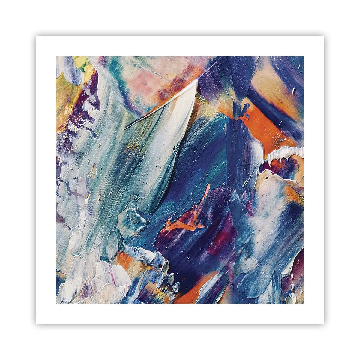 Poster - Farbverwirrung - 50x50 cm