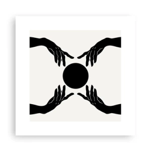 Poster - Geheimes Zeichen - 30x30 cm