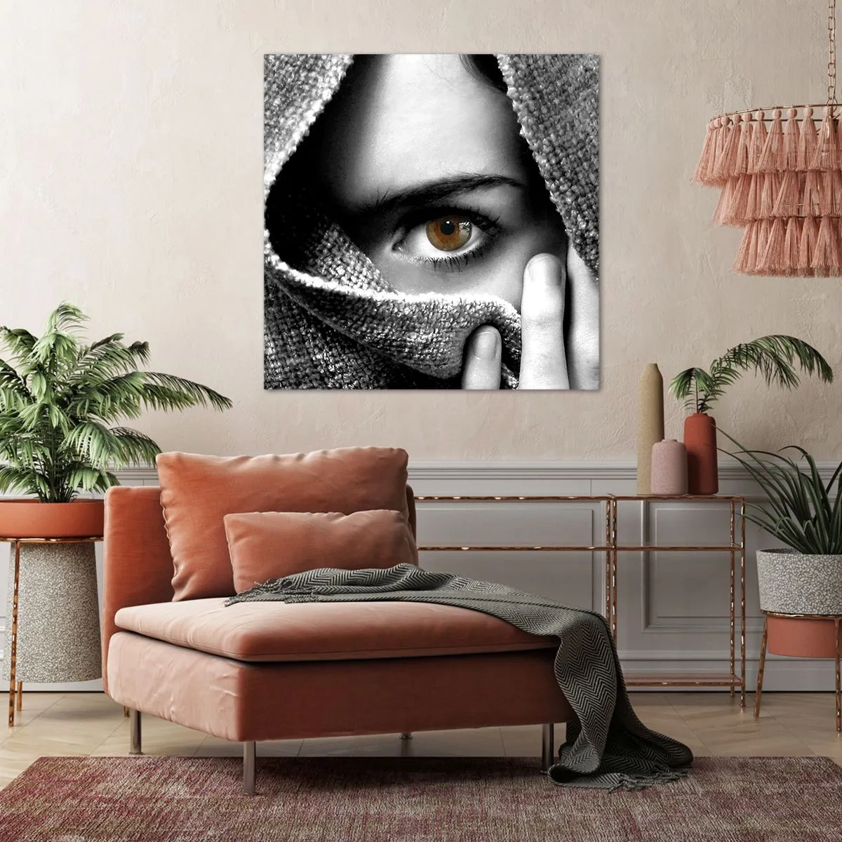 Bild auf Leinwand - Leinwandbild - Erfahre das Geheimnis - 70x70 cm