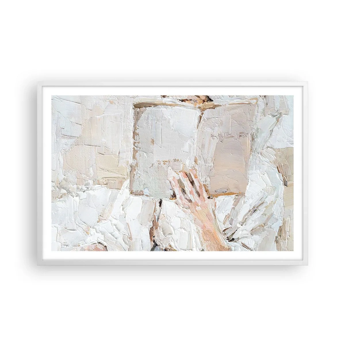 Poster in einem weißen Rahmen - In einer anderen Welt - 91x61 cm