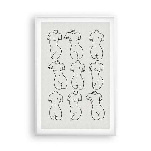 Poster in einem weißen Rahmen - Nur Venus - 61x91 cm