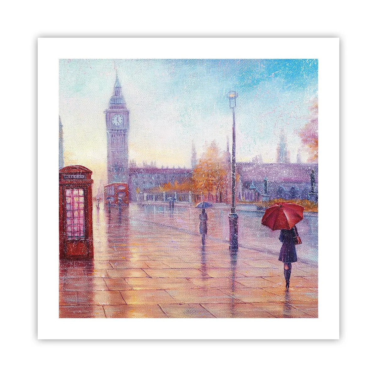 Poster - Londoner Herbsttag - 50x50 cm