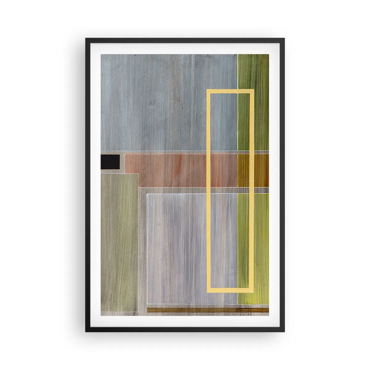 Poster in einem schwarzem Rahmen - Einfach und ruhig - 61x91 cm