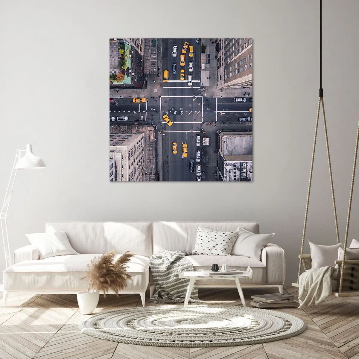 Bild auf Leinwand - Leinwandbild - Eine einfache Wahl - 50x50 cm