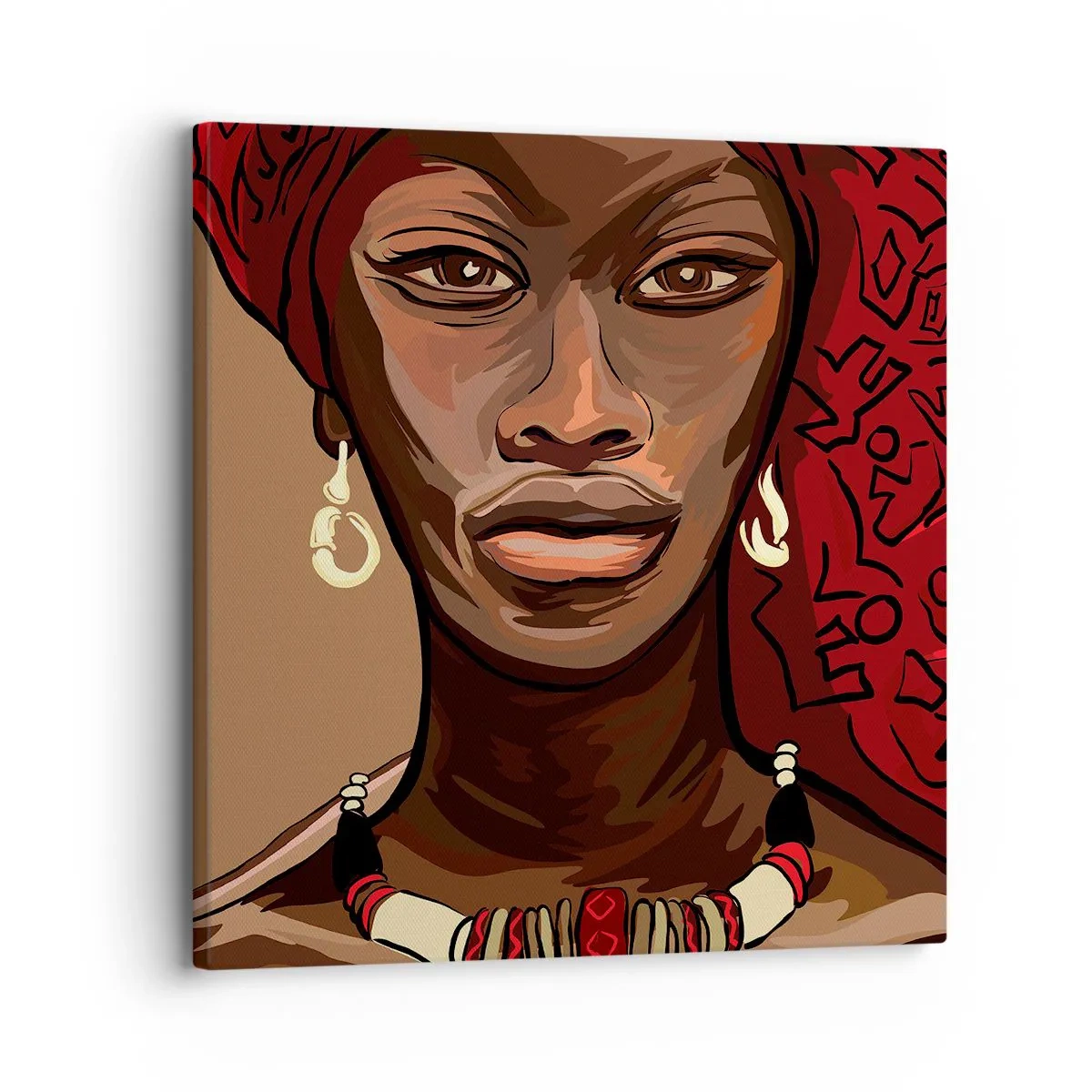 Bild auf Leinwand - Leinwandbild - Venus aus Ebenholz - 30x30 cm