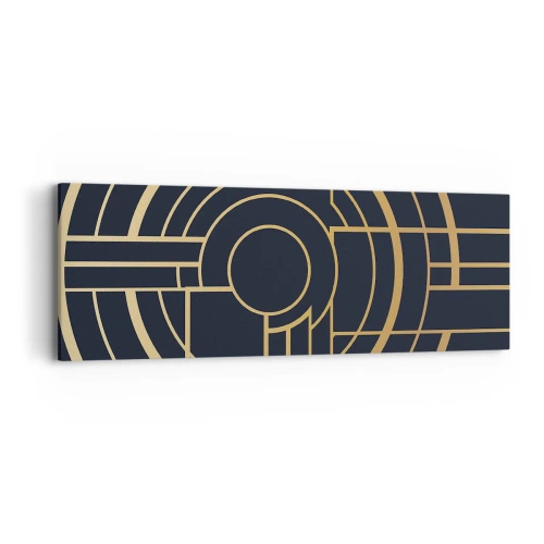 Bild auf Leinwand - Leinwandbild - Wendungen der Dinge - 90x30 cm