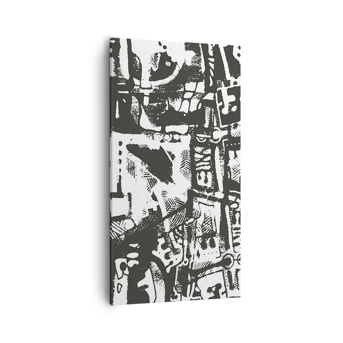 Bild auf Leinwand - Leinwandbild - Ordnung oder Chaos? - 55x100 cm