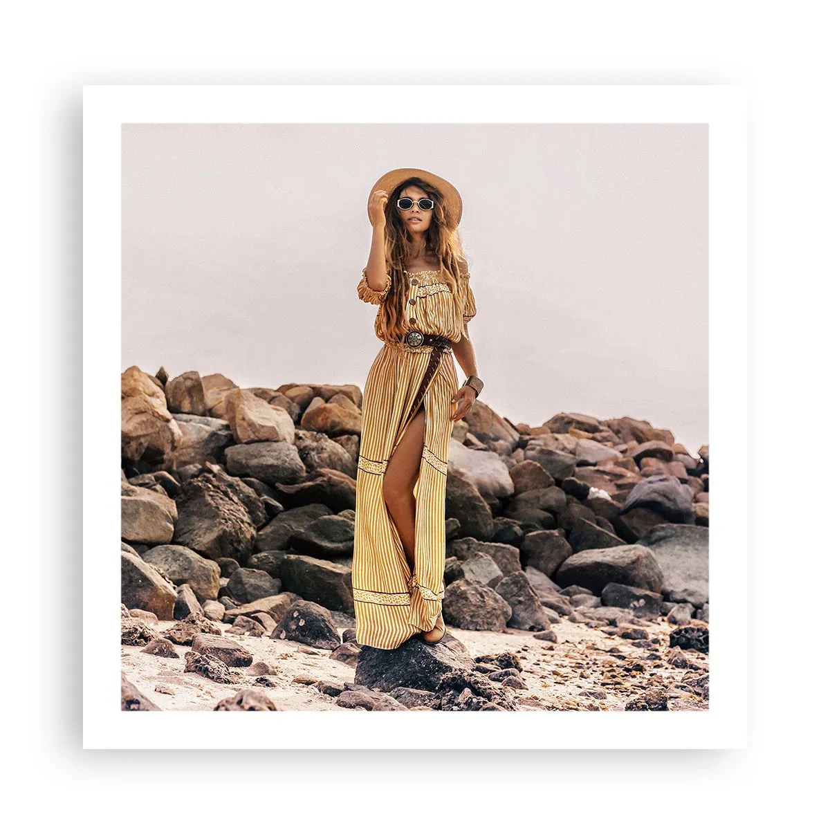 Poster - Die Magie der Steine - 60x60 cm