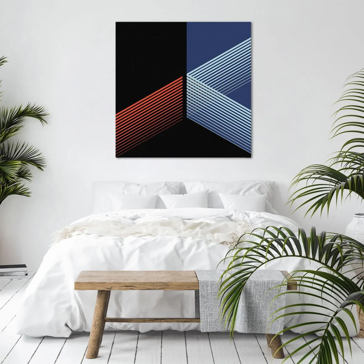 Bild auf Leinwand - Leinwandbild - Eine einfache Geschichte - 60x60 cm