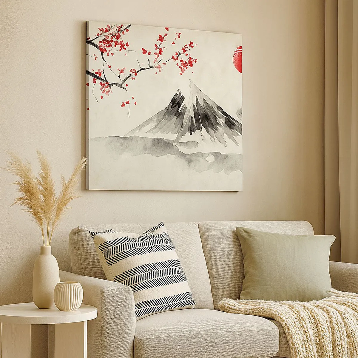 Bild auf Leinwand - Leinwandbild - Liebe Japan - 30x30 cm