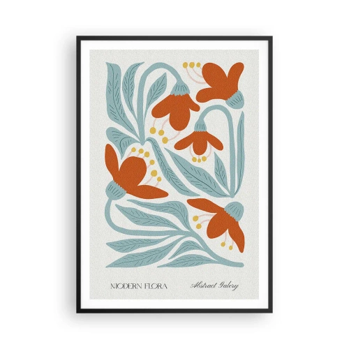 Poster in einem schwarzem Rahmen - Zur Erde, zur Sonne - 70x100 cm