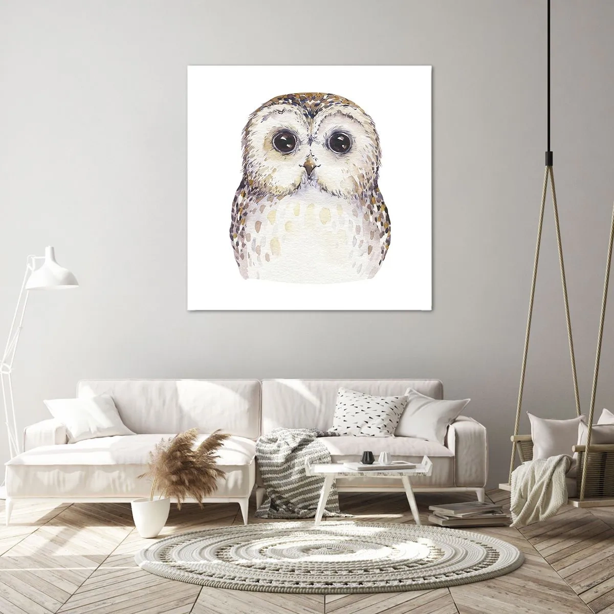 Bild auf Leinwand - Leinwandbild - Schau mir in die Augen - 40x40 cm