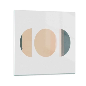 Glasbild - Bild auf glas - Ein Rad hinter dem anderen… - 60x60 cm