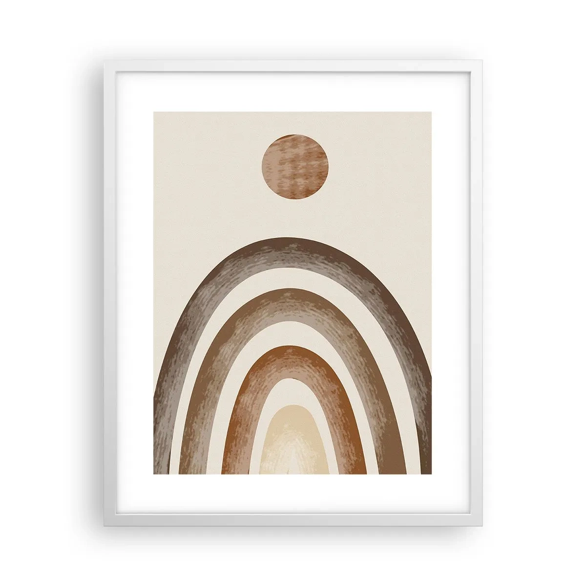 Poster in einem weißen Rahmen - In einer weit entfernten Galaxie - 40x50 cm