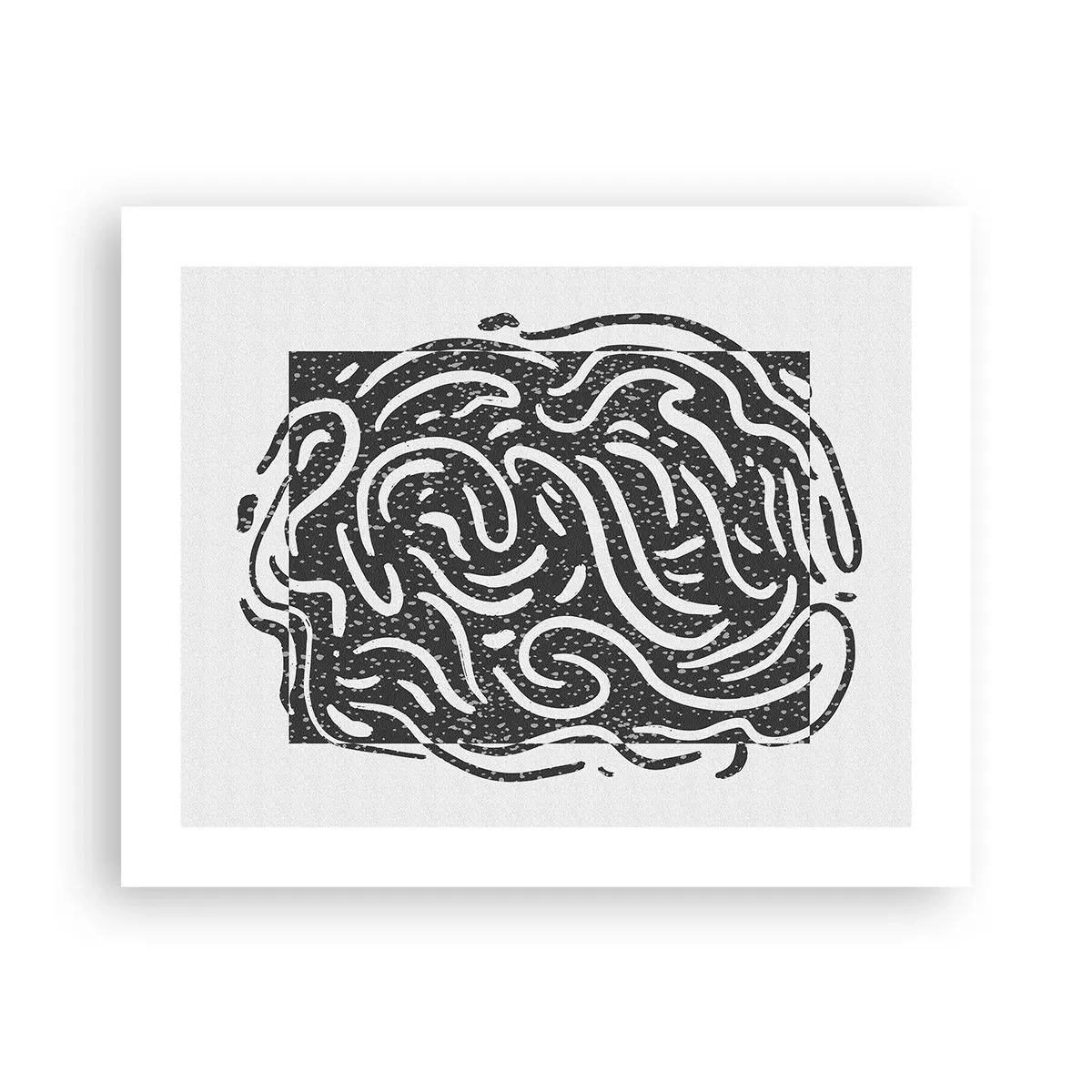 Poster - Abstraktion: Freudentanz - 50x40 cm