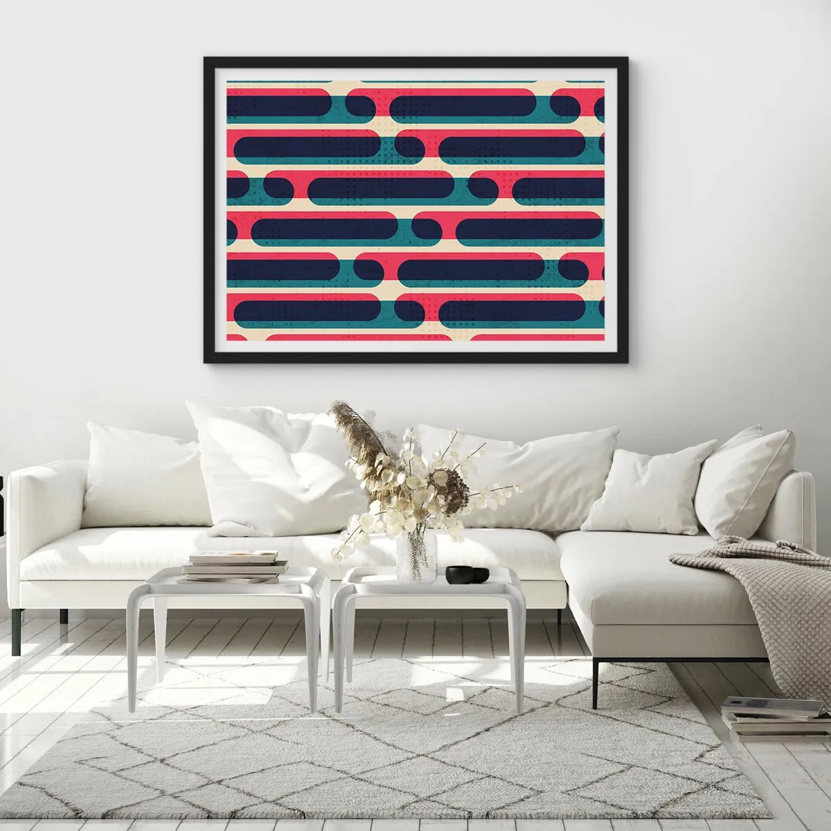 Poster in einem schwarzem Rahmen - In die Tiefe und vorwärts - 40x30 cm