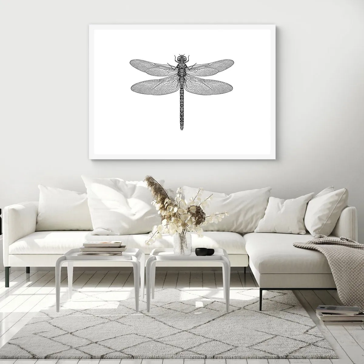 Poster in einem weißen Rahmen - Präzision der Natur - 40x30 cm