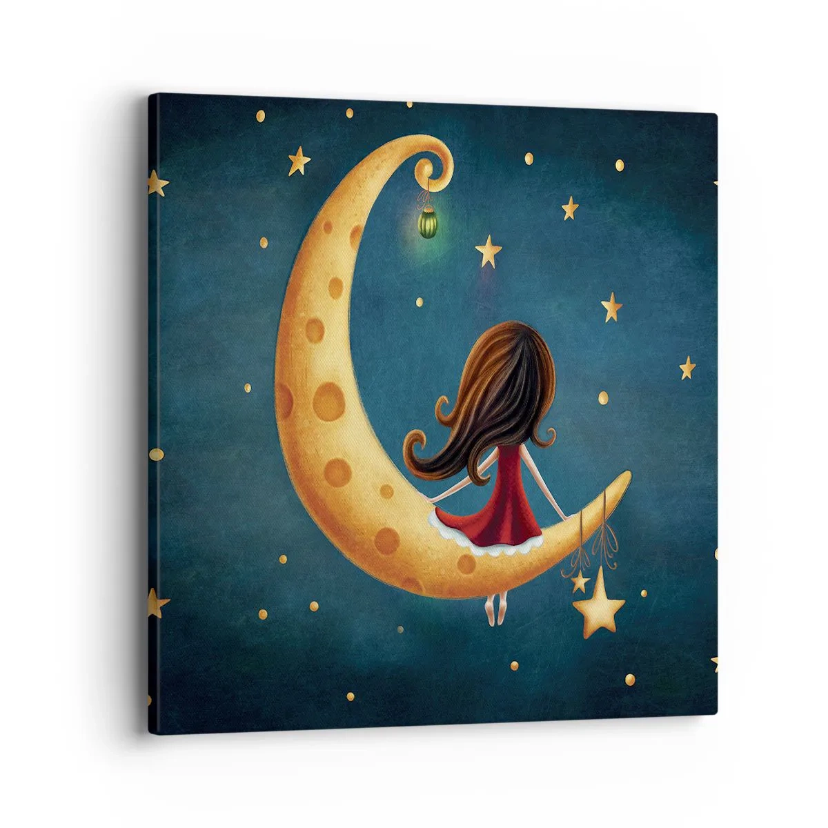 Bild auf Leinwand - Leinwandbild - Einmal… - 40x40 cm