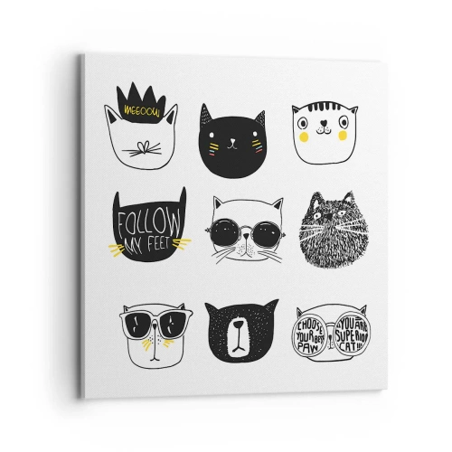 Bild auf Leinwand - Leinwandbild - Jeder andere - 70x70 cm